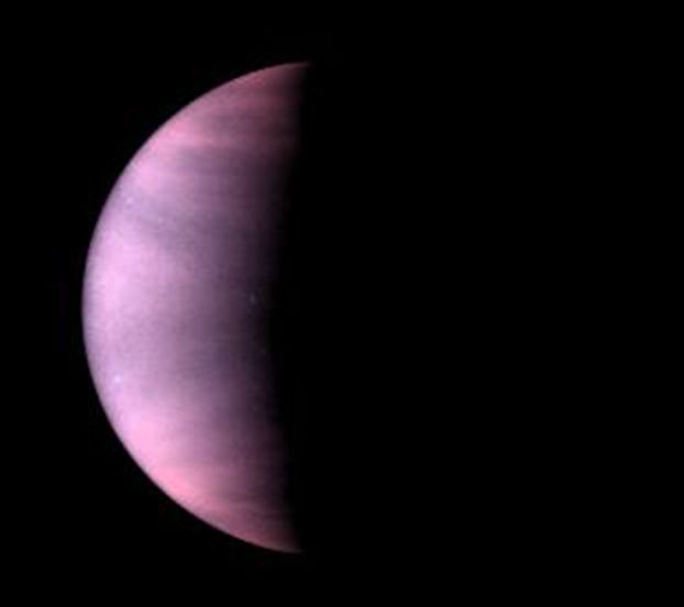 Imagen de luz ultravioleta del telescopio espacial Hubble del planeta Venus